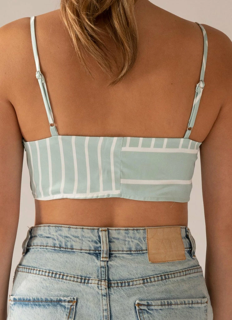 4th & Reckless 4th & Reckless - Francesca Top - Sage Print - Image 6